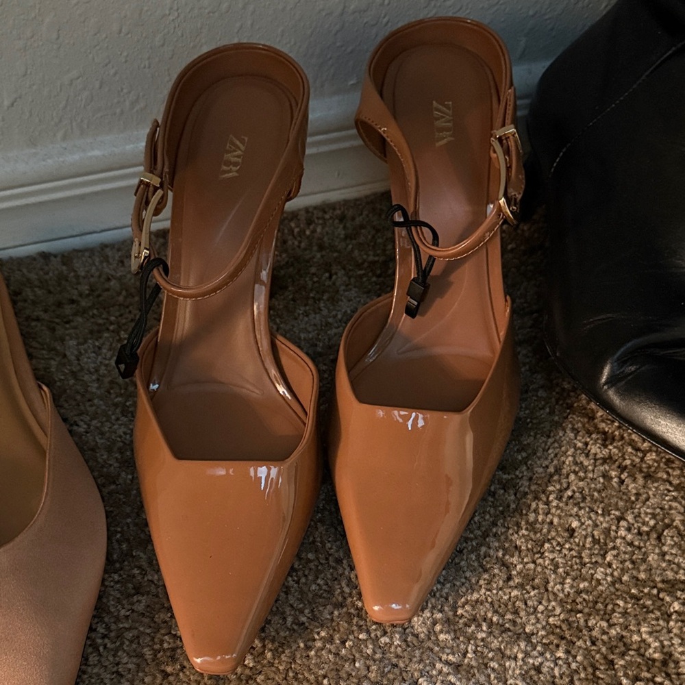 Zara Pointed Toe Heels